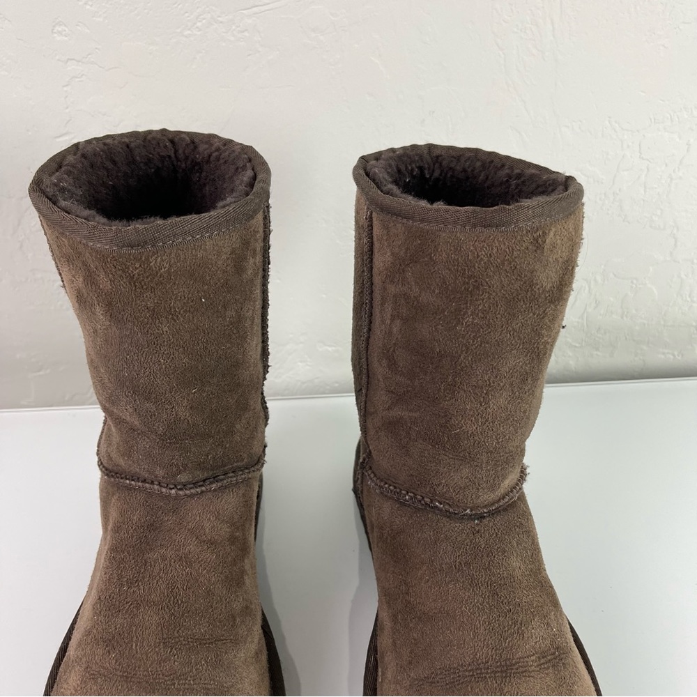 Ugg Boots Classic Short Solid Dark Chocolate Brow… - image 4